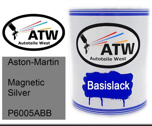 Aston-Martin, Magnetic Silver, P6005ABB: 1L Lackdose, von ATW Autoteile West.